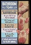 Photo Gallery divertente bagno regole segno maiale bagno bagno maiale arredamento casa colonica decorazione segni in metallo bagno decorazione fattoria amanti fattoria arte poster decorazione parete metallo 20 x Photo Gallery divertente bagno regole segno maiale bagno bagno maiale arredamento casa colonica decorazione segni in metallo bagno decorazione fattoria amanti fattoria arte poster decorazione parete metallo 20 x