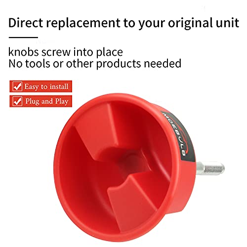 Hardtop Top Hard Panel Mounting Screw Knob 2Pcs Compatible With Jeep Wrangler Jk 2Dr And Unlimited 4Dr 2007-2019 ( Red ) #TOP2