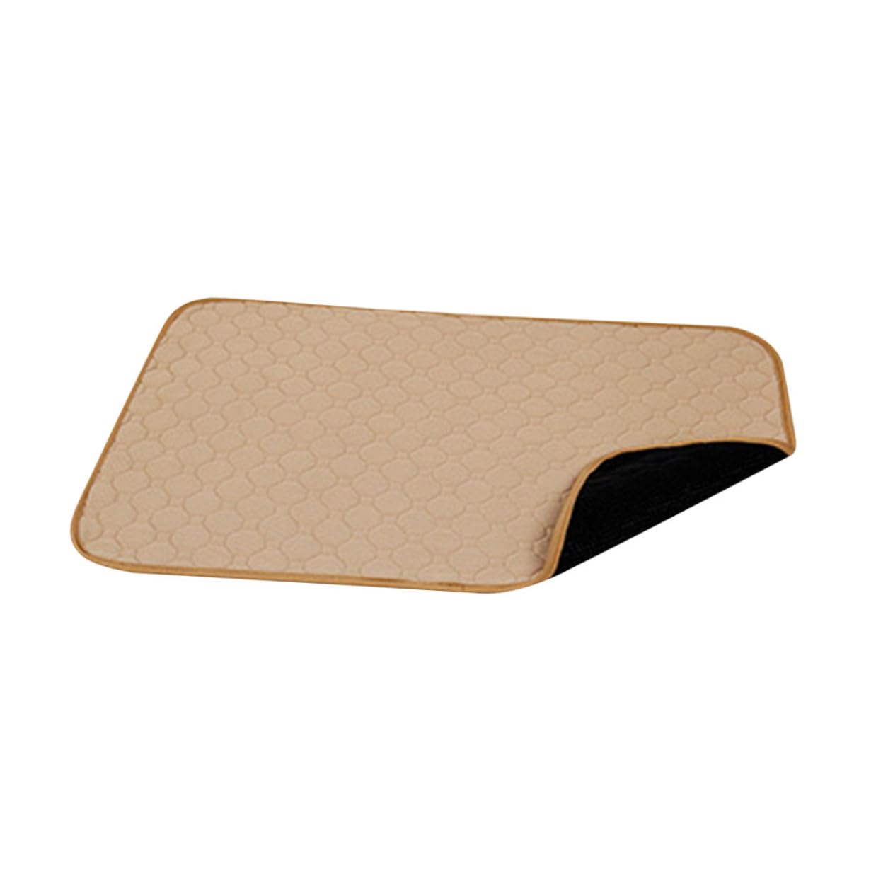 UKCOCO 1 Pieza Almohadillas absorbentes para Mascotas Largo pequeñito Almohadilla para orinar de Perro chapoteo Perros Suministros para Mascotas Almohadillas para orina de Mascotas Khaki