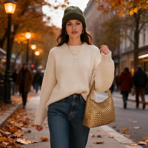 Image of Shoulder Hobo Bags for Women,Summer Beach and Travel Mini Cute Tote Bag,Soft Vegan Leather Underarm Purse for Daily | Soft Underarm Bags