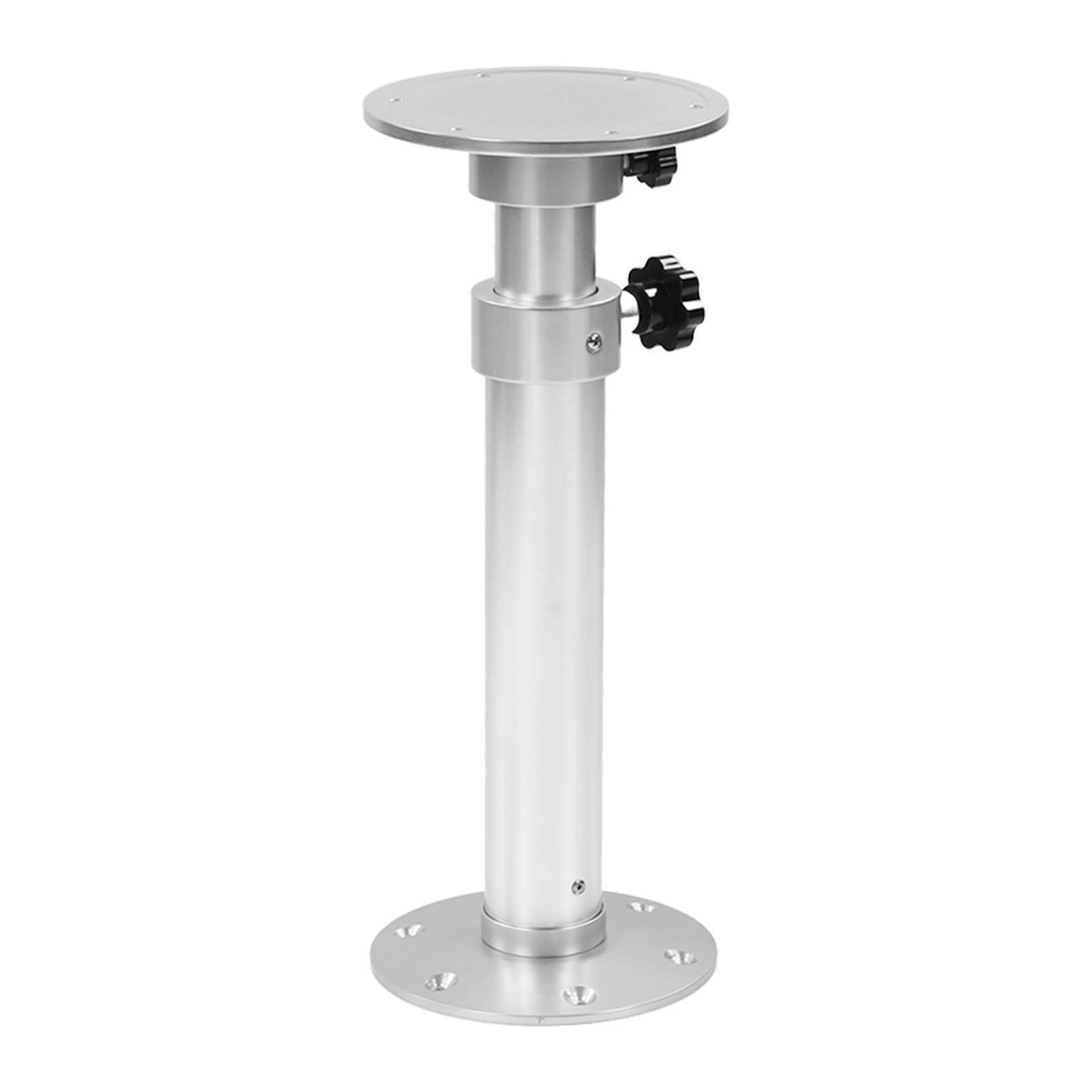 Pied Télescopique Réglable Aluminium Argent - Hauteur 490 à 720 Mm, Pour Caravane, Camping-car, Bureau, Yacht - 4