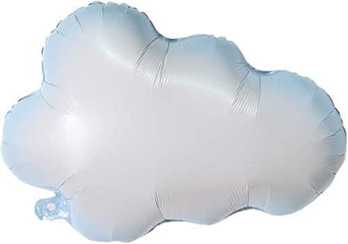 Miniatura 8 de 12 globos de papel de aluminio de nube blanca para baby shower, niños y niñas, cumpleaños, boda, decoración temática suministros de fiesta
