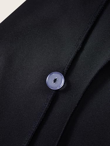 Women's Double Breasted Wrap Sleeveless Blazer Notched Lapel Collar Work Office Vest Jacket4