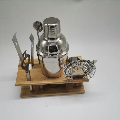 Juego de Coctelera de Acero Inoxidable 7 piezas miniatura 4