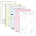 100 Sheets Mahjong A5 Filler Paper, Mahjong Lovers 6 Hole Loose Leaf Notebook Refill, 120GSM Thick Lined Pages with Cocktail & Bamboo Design for Journal, Planner, Office & Daily Use
