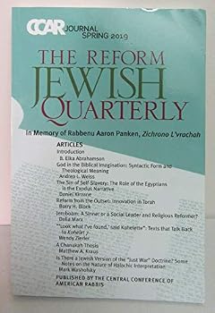Misc CCAR Journal Spring 2019 The Reform Jewish Quarterly LXVI/II Book