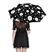 LGHKLVXPZE Travel Umbrella, Women Men Daisy Flower Sun Moon Durable Auto Open Close Umbrella, Fashion Waterproof Quick-Dry Umbrellas for Rain and Sun Protective