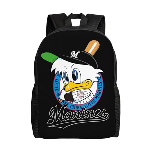 [DORBI] リュック 千葉ロッテマリーンズ ショルダーバッグ バックパック メンズ レディース ビジネスリュック おしゃれ PCバック スクールバッグ 大容量 耐衝撃 多機能 通勤 通学 旅行 プレゼントのサムネイル