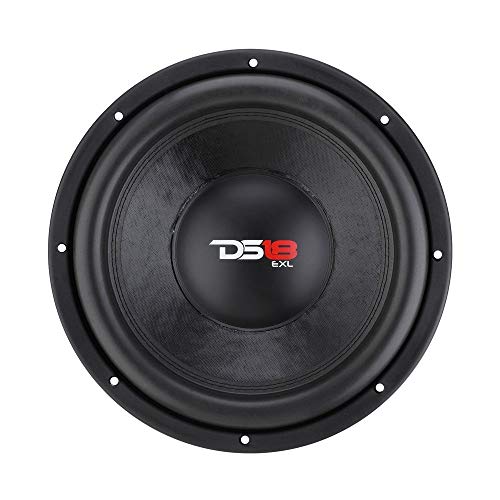 Ds18 Exl-X15.2D Subwoofer In Black - 15" Speaker, 2,500 Max Power, 1,250 Rms Power, Fiber Glass Dust Cap, Red Aluminum Frame, Dual Voice Coil 2+2 Ohm Impedance, Treated Rubber (1 Speaker), New Model #TOP5