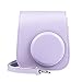 Produktbild Kamera-Taschen Hülle für Instax Mini 11 Film Camera Sofortbildkamera, Kunstleder Schutztasche Kompaktkamera-Taschen mit Schultergurt & Tasche Case Cover (Purple)
