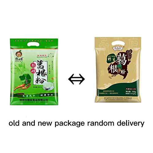 Helen Ou@ Hubei Specialty: Han Wa The Wild Root Of Kudzu Vine Powder Pure And Natural And Organic Arrowroot Rich In Isoflavone Meal Replacement Powder (500G/17.64Oz/1.10Lb) #TOP5