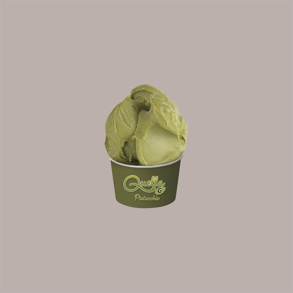 Lucgel Quella Pistacchio G Crema Spalmabile per Gelato Senza Zuccheri Aggiunti e VeganOk Mec3-6 Kg -