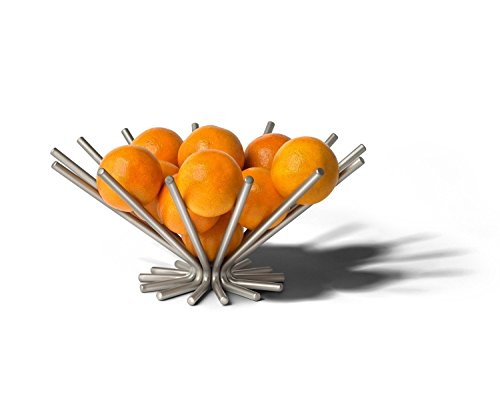 Spectrum Diversified Euro Starburst Fruit Bowl, Satin Nickel #TOP2