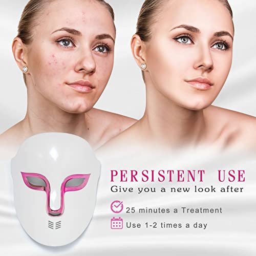 Led Face Mask (Fsa Or Hsa Eligible) Light Therapy Red Light Therapy Face Mask Home Skin Care Remedies Fortreating Acne Whitening And Other Effects #TOP1