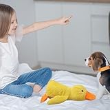 22x25cm Ente Hundespielzeug,Quack-Quack Duck Hundespielzeug,Anti Stress Ente Für Hunde,Spielzeug ente für Hund,Dog Beruhigende Hunde Soundspielzeug,Anti Stress Hund,Dog Toys für Kleine
