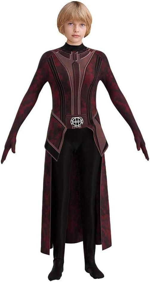 Girls Witch Costume Cosplay Jumpsuit with Headpiece 2025 Halloween Dress Up Outfits for Kids Girls - Image 7