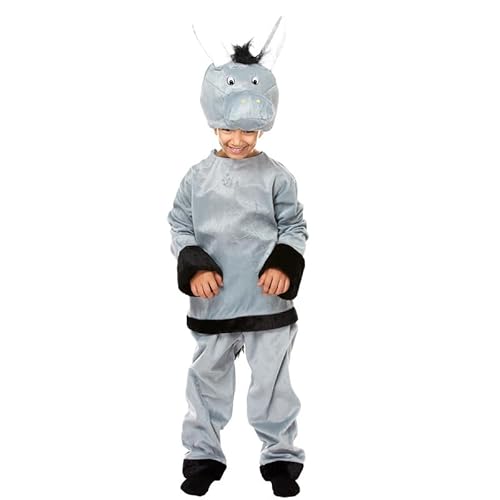 My Illusions Kids Donkey Costume Child's Nativity Play Boys Christmas Fancy Dress Toddler Festive Outfit (Large 10-12 Years)