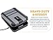 SnapSafe Treklite Combination Lock Box - Polycarbonate Portable and Lightweight Gun Lock Box - With Keyed Lock and Foam Lining - Ideal for Travel, TSA Approved - XL, Black, 10 x 7 x 2 Inches