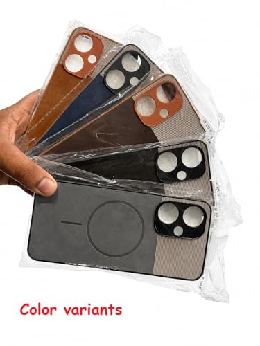 Image of Bintage Dual-Leather Mac Safe Design Phone Case| Soft Touch Finish | Full Camera Protectection Back Cover Compatible for Oppo CPH2617 / Oppo A59 5G - White & Choco Brown