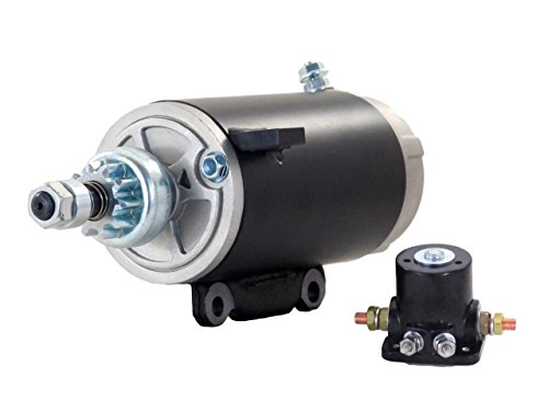 RAREELECTRICAL Starter Motor Compatible With & Solenoid 69-94 Johnson Marine Outboard 110 115 Hp Sm17916