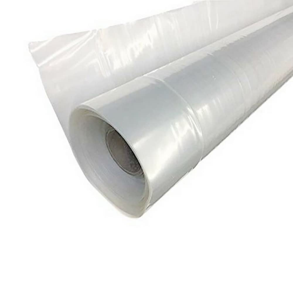 QOXEZY Clear Plastic Greenhouse, Polythene Extra-Thick Film Sheeting, Polytunnel Poly Hot House Cover, Waterproof Clear Cover for Garden Greenhouse Painting Work (2m*1m)