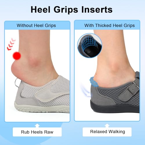 Image of BARERUN Womens Walking Shoes Wide Diabetic Shoes for Women Slip On Barefoot Orthopedic Bunion Neuropathy Arthritis Edema Bunion Sneakers Indoor Outdoor with Zero Drop Rubber Sole