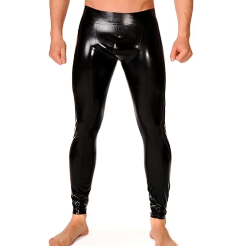 Pantalon latex pour vêtement club caoutchouc homme idéal soirées thématiques et scènes