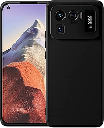 Image of Mobile Back Cover Case for Mi 11 Ultra (Silicone Case|CameraProtection|Black SC1510)