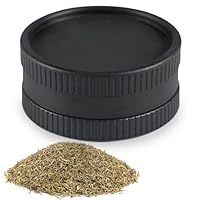PURPLE LEGACY® Biologisch afbreekbare pollen Grinder Set Crusher voor het versnipperen van kruiden, specerijen, specerijen, specerijen, grinder o 55 grinder 2-delig van plantaardige vezels voor