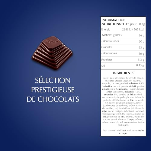 Lindt Boîte PAYSAGE DE NOËL Assorti Assortiment de Chocolats au Lait Noirs et Blancs Idéal pour Noël - vue 10