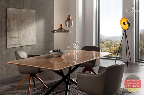 Tischfolie Beaux Glasklar 2 mm mit abgeschrägten Kanten