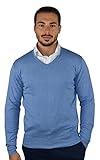 Feinheit des Garns: 14 Tage 1stAmerican Langärmlicher Pullover Mit V-Ausschnitt Für Herren Aus Seide Und Kaschmir - Feinheit Winter Pullover 14