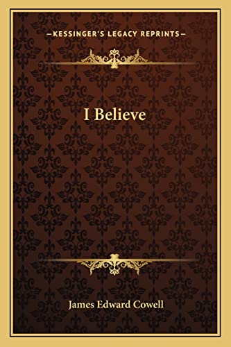 I Believe