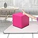QSTDGVPW Yoga Block Home Seat Cube Stool Exercise Brick for Pilates Balance Training Body Building, Pink