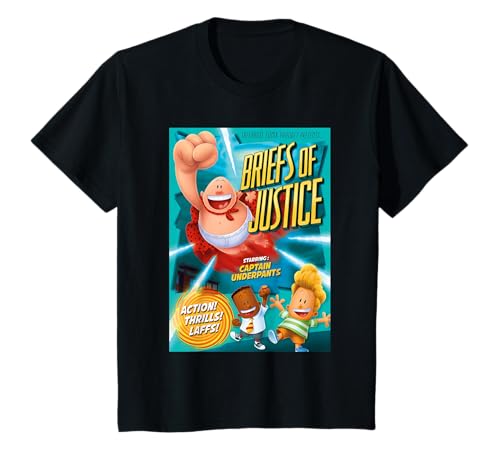DreamWorks Captain Underpants Comic Book Cover T-Shirt T-Shirt
