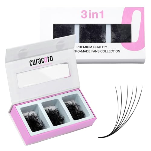 Curacoro Promade Mix 750 Fans - Handmade Volume Eyelashes