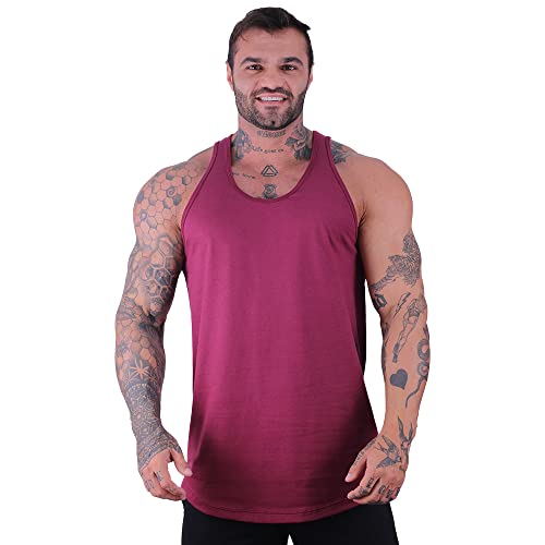 Kit 3 Regatas Longline Masculina Cavada MXD Conceito Treino Academia Musculação Sem Estampas Lisa (G