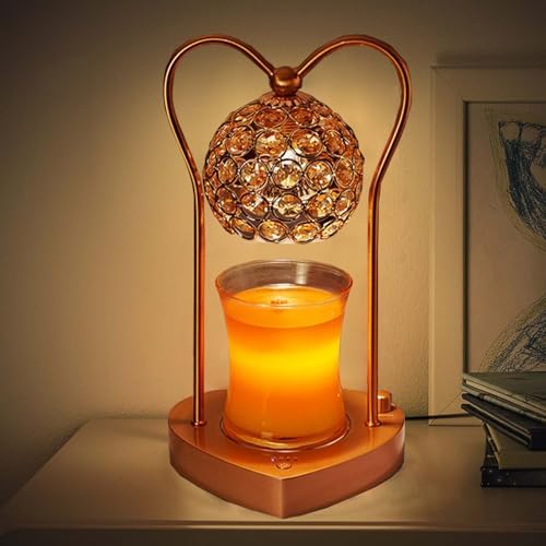 Gifts for Women Mom, Candle Warmer Lamp with Timer Birthday Gifts for Women,Dimmer Heart Candle Lamp Warmer for Jar Candles,Mothers Day Thanksgiving Birthday Gifts for Mom Girls, 2 Bulbs