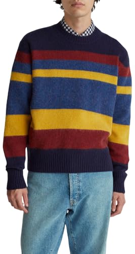 Pull bleu Benetton homme pour un style urbain chic au quotidien