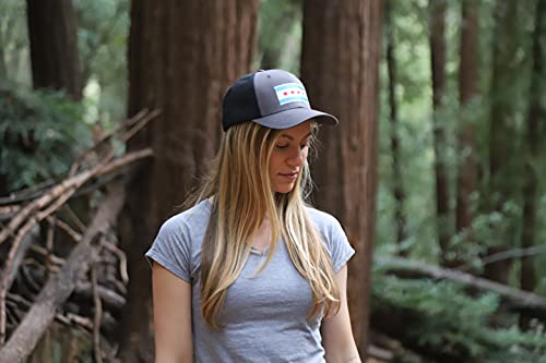 Image of International Tie City Hat for Men and Women, Adjustable Snapback Trucker Baseball Cap with Embroidered Patch