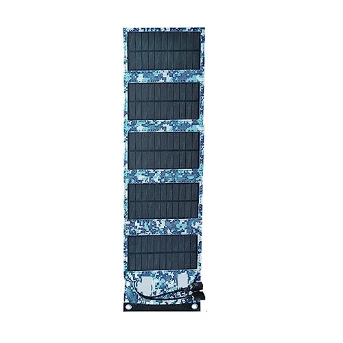 Panel solar de 5V y 10W portátil con doble USB y estructura impermeable 2