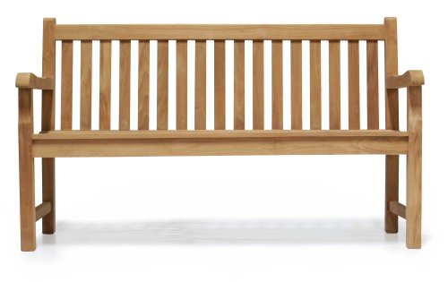 Jati York Garden Bench A Grade Teak 1.5m (5ft) FULLY ASSEMBLED Outdoor Bench Brand, Quality & Value