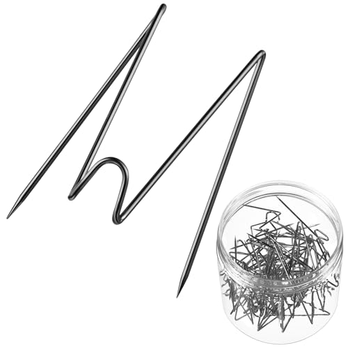 Geyoga Ganchos de arame de parede de painel de tecido, ganchos de cubículo com caixa de armazenament