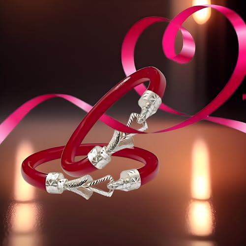 Image of Parasmoni Sterling Silver Bangle for Women