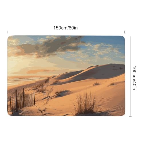 Grand tapis de sol en velours corail absorbant de qualité