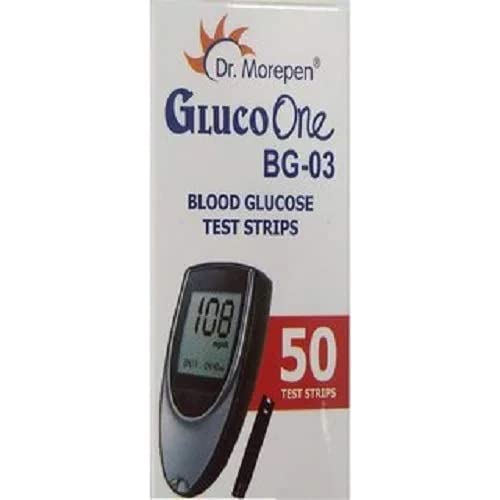 Dr. Morepen BG-03 Blood Glucose Test Strips 50s Pack