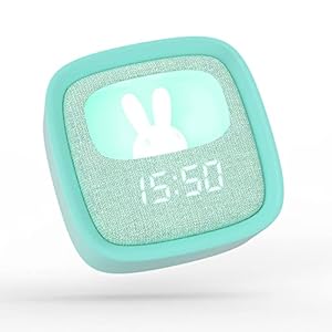 Mob Billy Clock Kinderwecker Hase Türkis