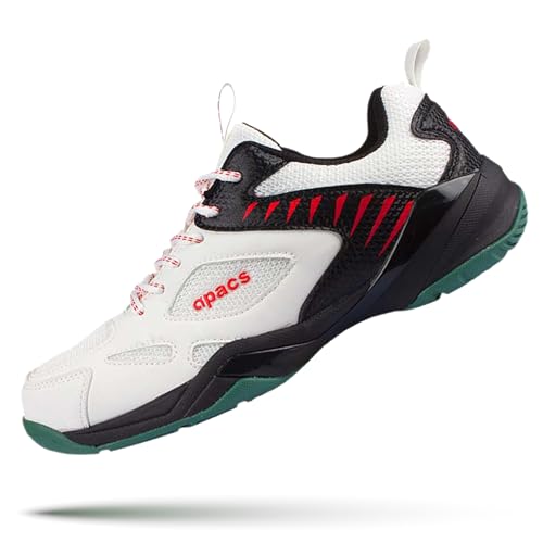 Apacs Champ 303 (CP-303-XY) Non-Marking Professional Badminton Shoes | Ideal for Indoor Games (Badminton, Tennis, Volleyball, Squash) Durable | Super Stable | Hi-Comfy Badminton Shoe White (UK 11) (B0CLDB4G5L) Amazon Price History, Amazon Price Tracker
