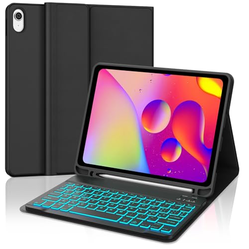 Funda con teclado para iPad 11 y 10 gen que transforma tu tableta en un ordenador portatil