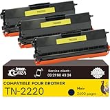 COMPATIBILITÉ TOTALE : Toner conçu pour Brother TN2220 et TN2210 et s’utilise parfaitement avec de nombreux modèles d'imprimantes : Brother DCP-7055 DCP-7055W DCP-7060D DCP-7065DN DCP-7070DW FAX-2840 FAX-2845 FAX-2940 HL-2130 HL-2132 HL-2135W HL-2220 HL-2230 HL-2240 HL-2240D HL-2250DN HL-2270 HL-2270DW HL-2275 HL-2280DW MFC-7360N MFC-7460DN MFC-7860DW
